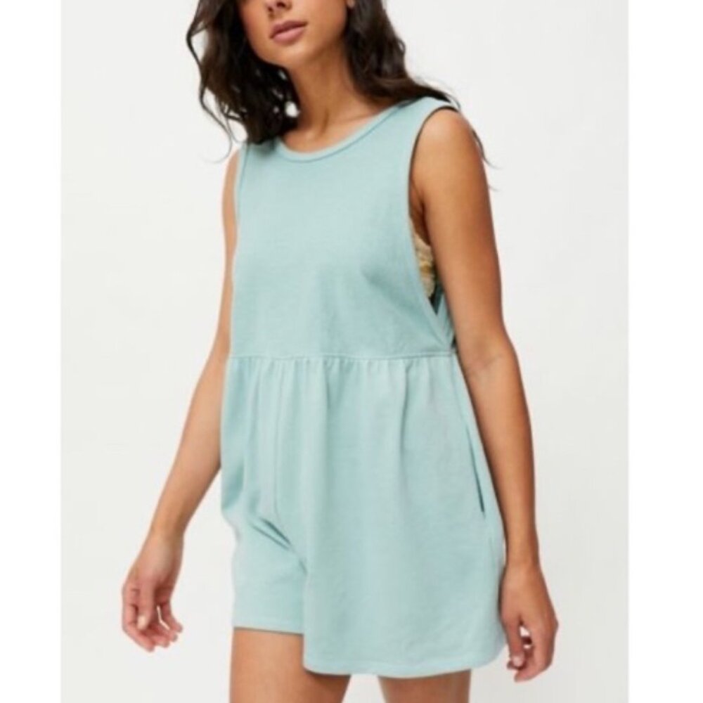 Urban Outfitters Sage Open Back Katie Knit Romper